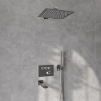 Душевая система WasserKRAFT Dinkel A5858.090.118.271.010.137.091 Thermo, термостатическая, хром