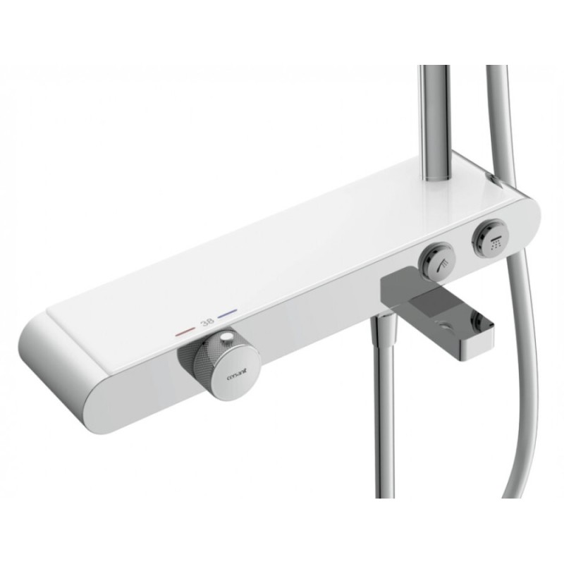 Душевая система Cersanit Vivo A64089, термостатическая, хром