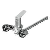 Смеситель для ванны и душа Cersanit Flavis A64093, хром