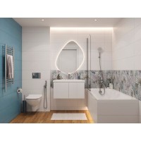 Смеситель для ванны и душа Cersanit Flavis A64093, хром