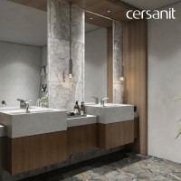 Зеркало Cersanit Eclipse smart A64155, 60 см, LED-подсветка, инфракрасный выключатель, цвет белый