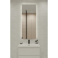 Зеркало Cersanit Eclipse smart A64155, 60 см, LED-подсветка, инфракрасный выключатель, цвет белый