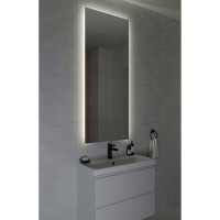 Зеркало Cersanit Eclipse smart A64155, 60 см, LED-подсветка, инфракрасный выключатель, цвет белый