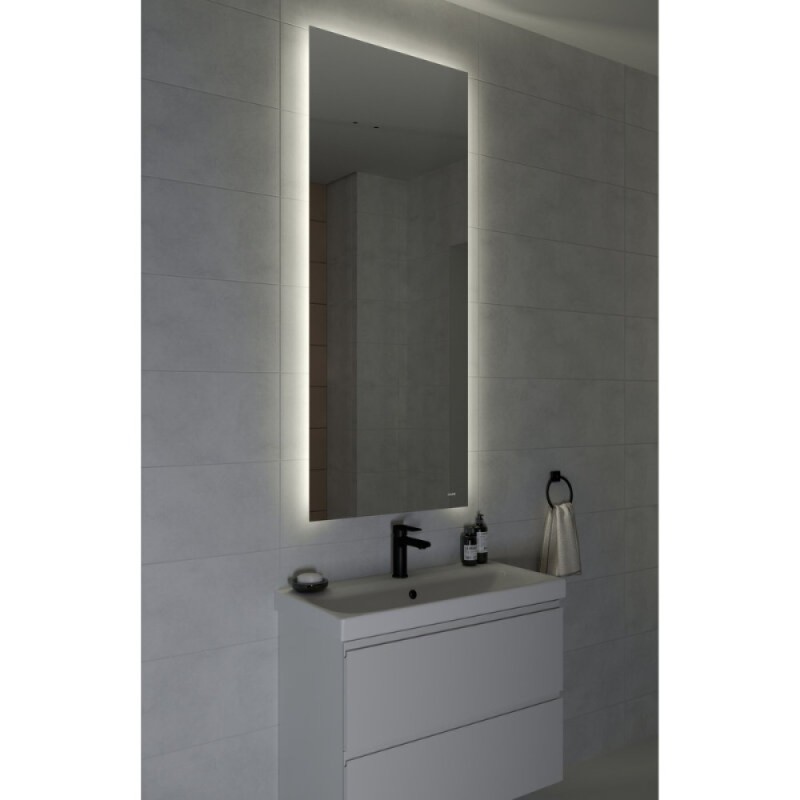 Зеркало Cersanit Eclipse smart A64155, 60 см, LED-подсветка, инфракрасный выключатель, цвет белый