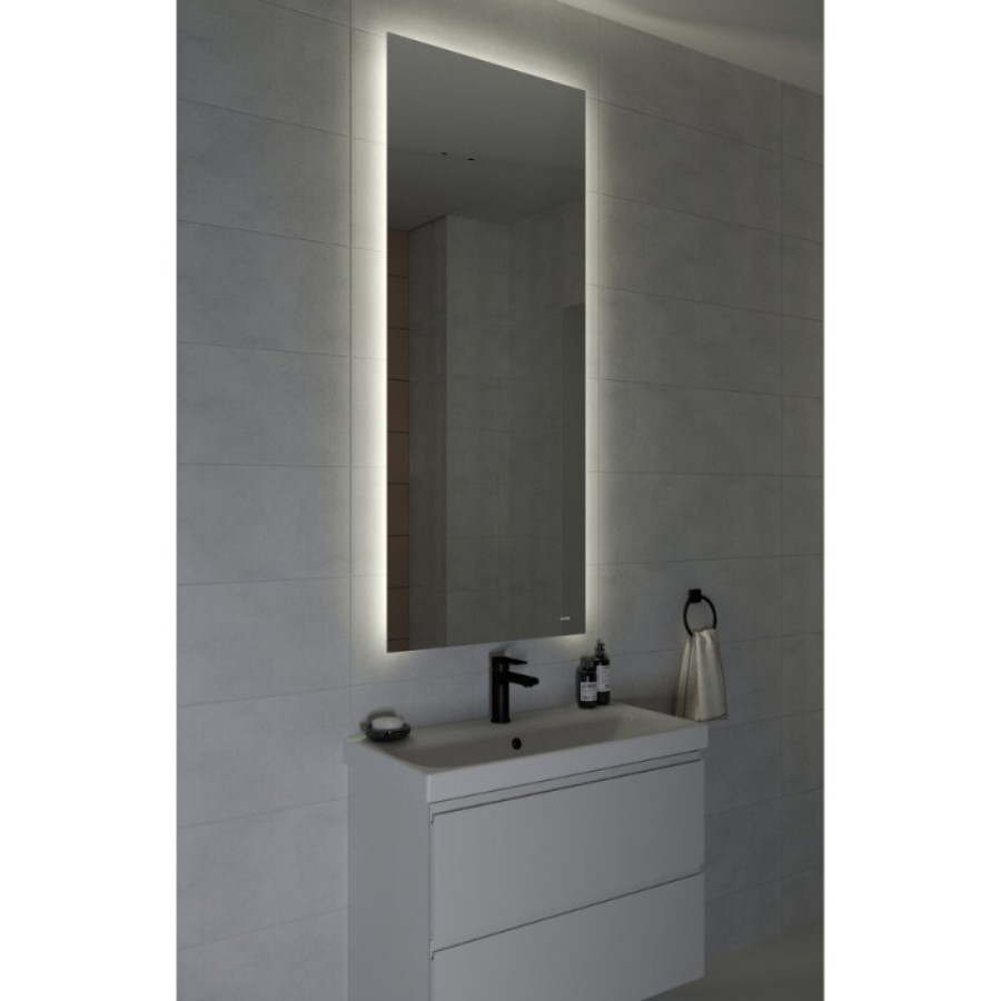 Зеркало Cersanit Eclipse smart A64155, 60 см, LED-подсветка, инфракрасный выключатель, цвет белый