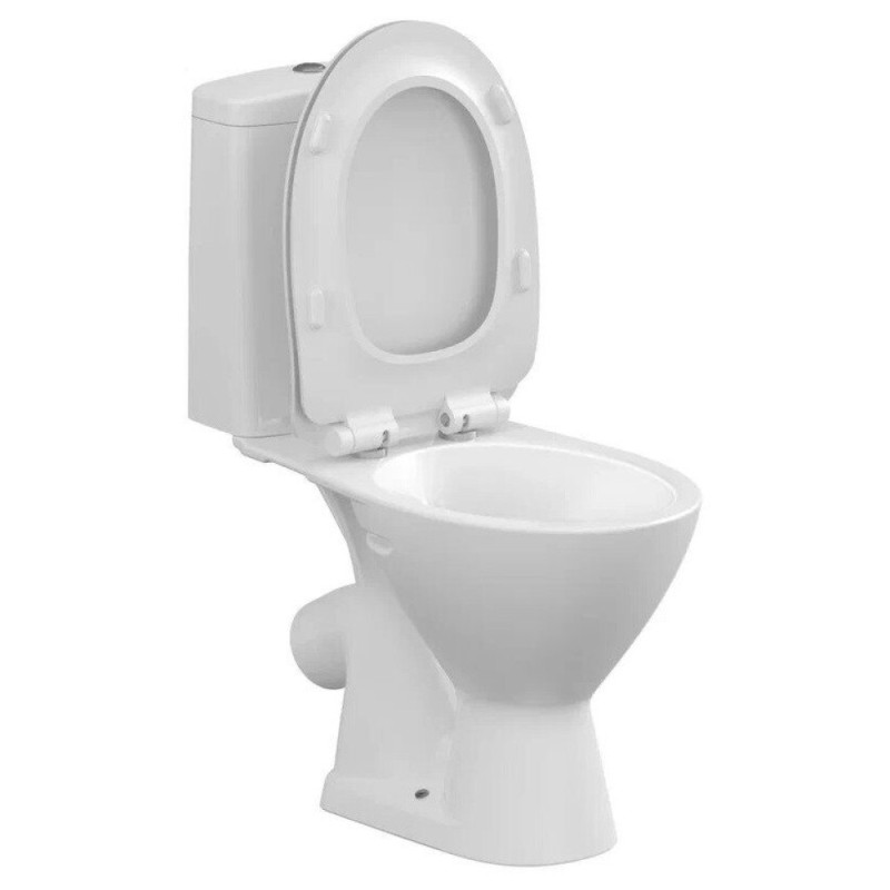 Напольный унитаз-компакт Cersanit Flavis A64288 031 3/6 DPL EO, сиденье микролифт, Slim, белый