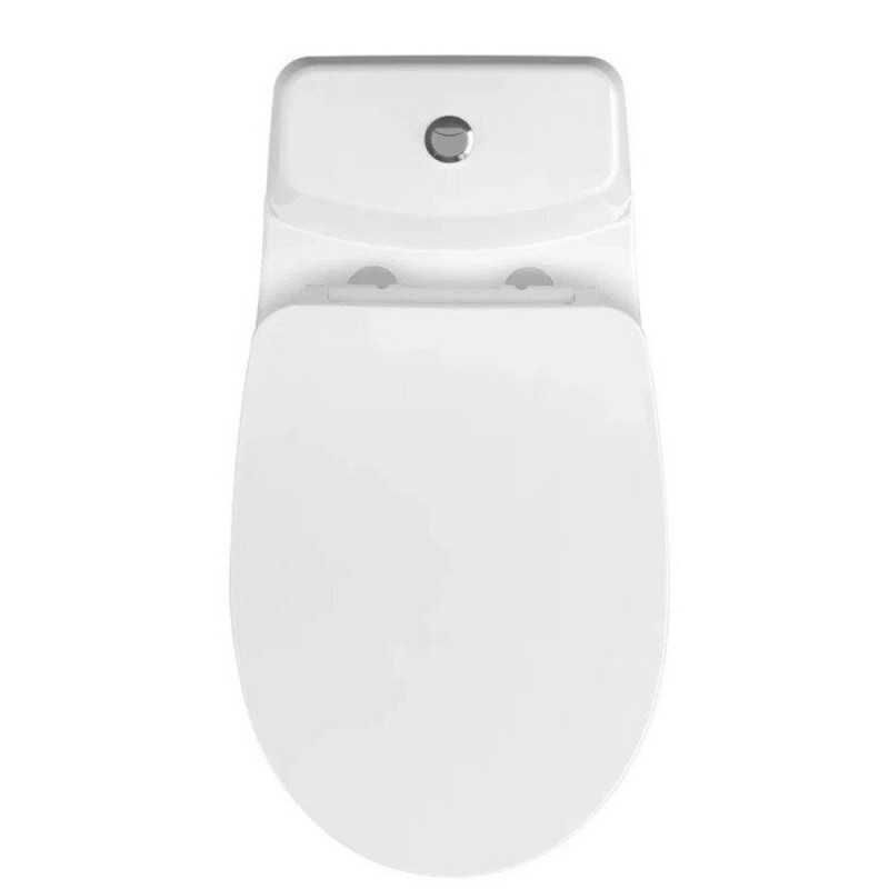 Напольный унитаз-компакт Cersanit Flavis A64288 031 3/6 DPL EO, сиденье микролифт, Slim, белый