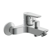 Смеситель для ванны и душа Cersanit Vero A64510, VERO + CARI, с душевым гарнитуром, хром