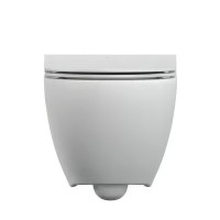 Унитаз подвесной Cersanit Street Fusion Vortex DPL EO slim A64517, безободковый, крышка-сиденье микролифт, белый