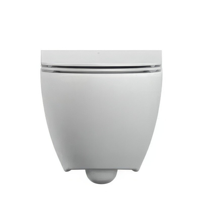 Унитаз подвесной Cersanit Street Fusion Vortex DPL EO slim A64517, безободковый, крышка-сиденье микролифт, белый
