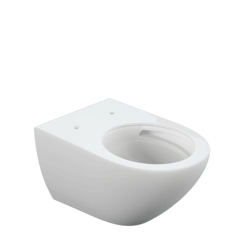 Унитаз подвесной Cersanit Street Fusion Vortex DPL EO slim A64517, безободковый, крышка-сиденье микролифт, белый