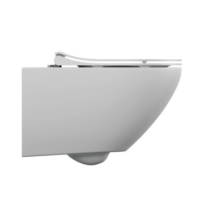 Унитаз подвесной Cersanit Street Fusion Vortex DPL EO slim A64517, безободковый, крышка-сиденье микролифт, белый