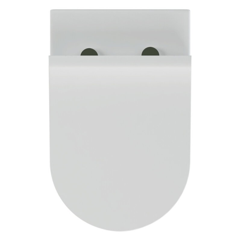 Унитаз подвесной Cersanit Nature oval Clean On DPL EO slim A64518, безободковый, крышка-сиденье микролифт, цвет белый