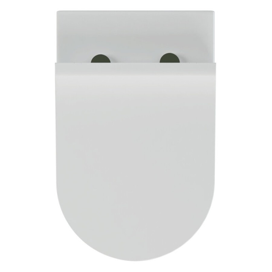 Унитаз подвесной Cersanit Nature oval Clean On DPL EO slim A64518, безободковый, крышка-сиденье микролифт, цвет белый