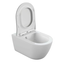 Инсталляция Cersanit Vector с унитазом A64576 Cersanit Nature Oval Clean On, сиденье slim микролифт, клавиша Corner хром, комплект