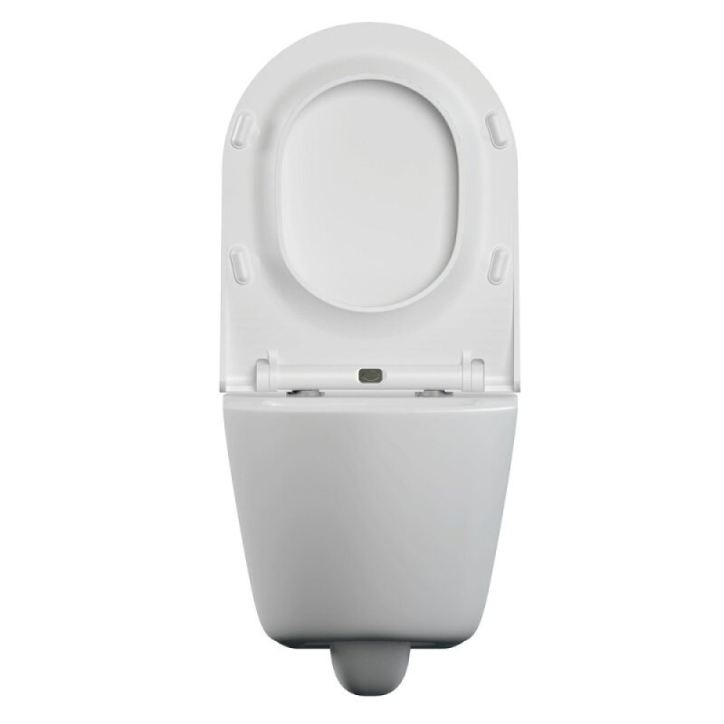Инсталляция Cersanit Vector с унитазом A64576 Cersanit Nature Oval Clean On, сиденье slim микролифт, клавиша Corner хром, комплект