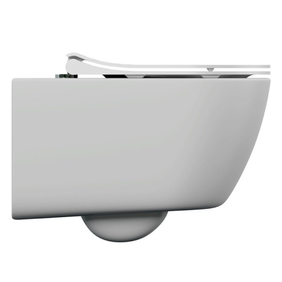 Инсталляция Cersanit Vector с унитазом A64576 Cersanit Nature Oval Clean On, сиденье slim микролифт, клавиша Corner хром, комплект