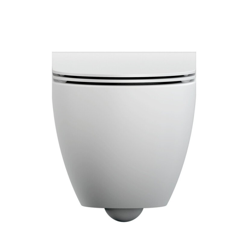 Подвесной унитаз Cersanit Brasko Smart Clean On DPL EO slim LP, A64824, безободковый, крышка-сиденье микролифт, цвет белый