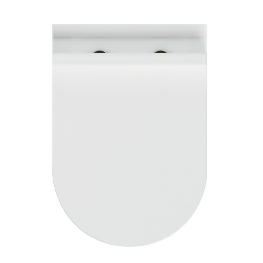 Подвесной унитаз Cersanit Brasko Smart Clean On DPL EO slim LP, A64824, безободковый, крышка-сиденье микролифт, цвет белый