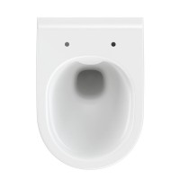 Подвесной унитаз Cersanit Brasko Smart Clean On DPL EO slim LP, A64824, безободковый, крышка-сиденье микролифт, цвет белый