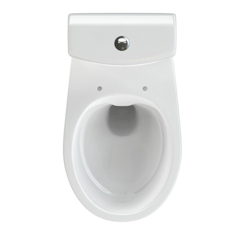 Унитаз-компакт Cersanit Nature Clean On 011 3/5 DPL EO slim A65410, безободковый, крышка-сиденье микролифт, цвет белый