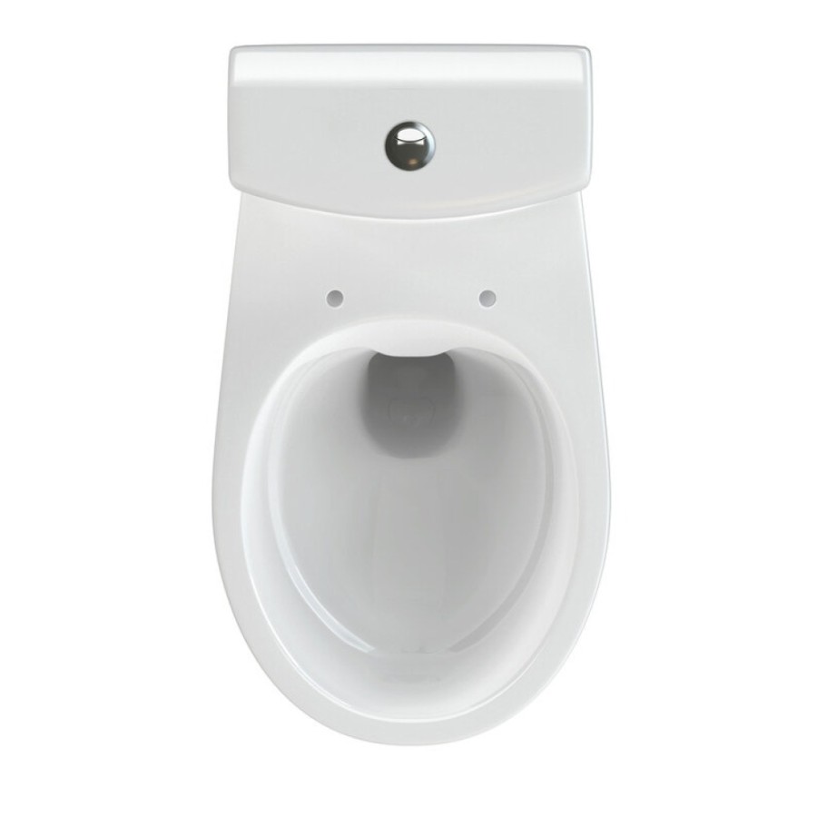 Унитаз-компакт Cersanit Nature Clean On 011 3/5 DPL EO slim A65410, безободковый, крышка-сиденье микролифт, цвет белый