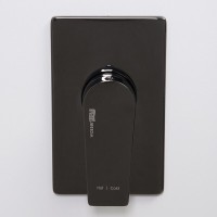 Гигиенический душ WasserKRAFT 6600, A66096, со смесителем, PVD черный глянец