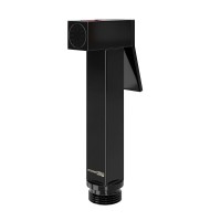 Гигиенический душ WasserKRAFT 6600, A66096, со смесителем, PVD черный глянец