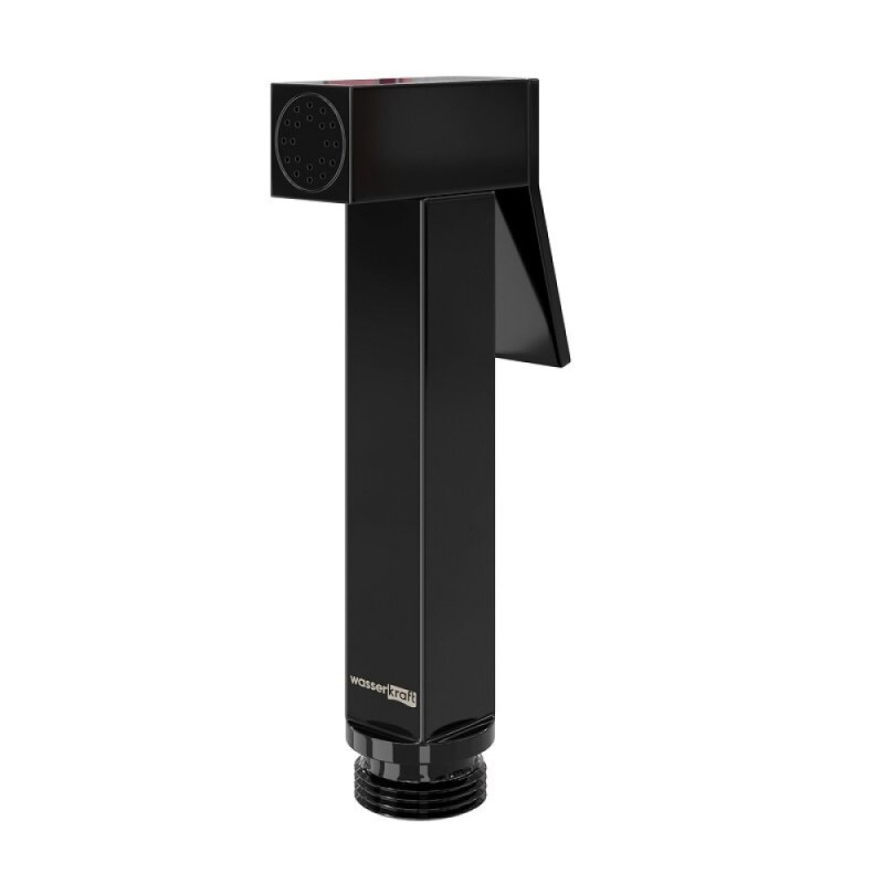 Гигиенический душ WasserKRAFT 6600, A66096, со смесителем, PVD черный глянец