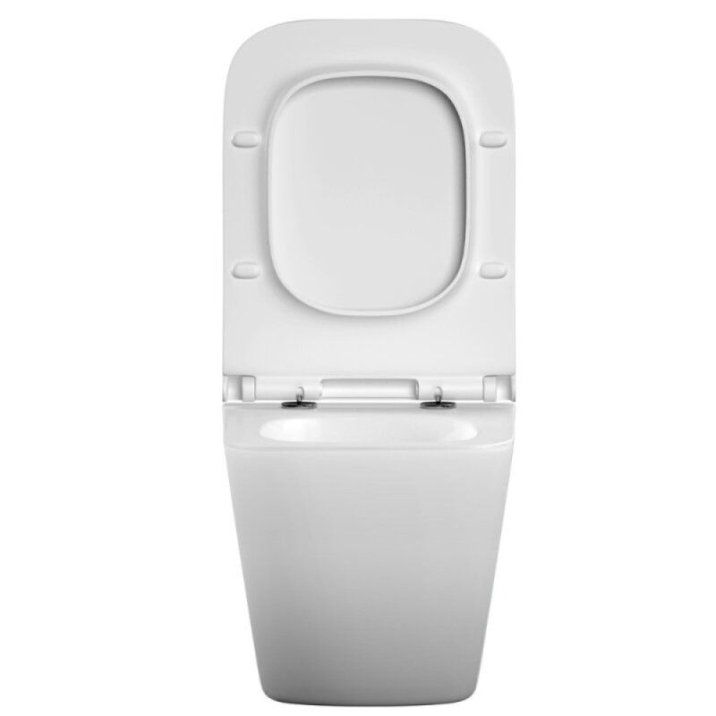 Унитаз подвесной Cersanit Crea Vortex DPL EO slim A68916, смыв торнадо, безободковый, крышка-сиденье микролифт, цвет белый