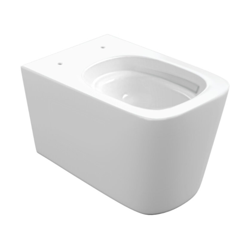 Унитаз подвесной Cersanit Crea Vortex DPL EO slim A68916, смыв торнадо, безободковый, крышка-сиденье микролифт, цвет белый