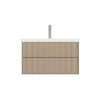 Тумба под раковину Cersanit Classic Ribble A69278, 80 см, подвесная, цвет бежевый