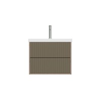 Тумба под раковину Cersanit Classic Ribble A69279, 60 см, подвесная, цвет коричневый