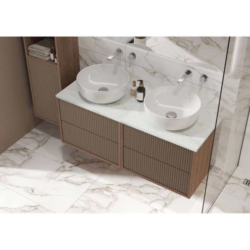 Тумба под раковину Cersanit Classic Ribble A69279, 60 см, подвесная, цвет коричневый