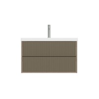 Тумба под раковину Cersanit Classic Ribble A69280, 80 см, подвесная, цвет коричневый