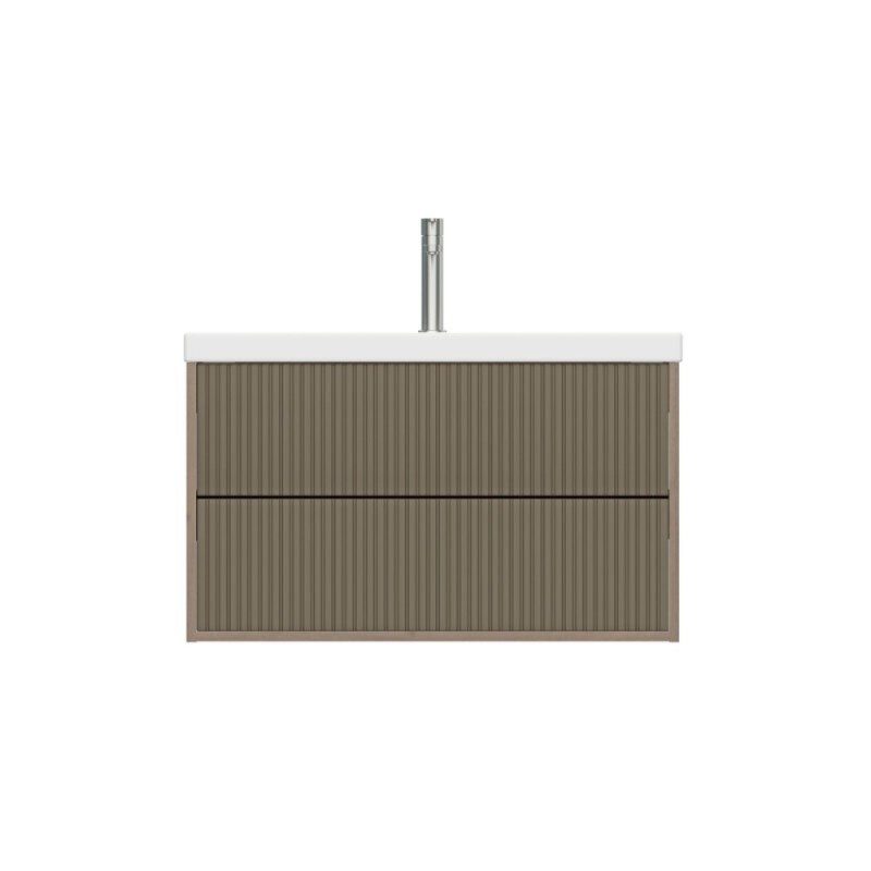 Тумба под раковину Cersanit Classic Ribble A69280, 80 см, подвесная, цвет коричневый