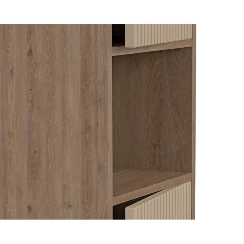 Шкаф-пенал Cersanit Classic Ribble A69281, 35 см, подвесной, цвет бежевый