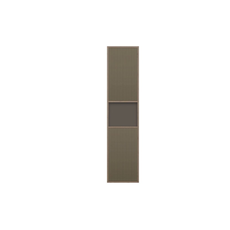 Шкаф-пенал Cersanit Classic Ribble A69282, 35 см, подвесной, цвет коричневый