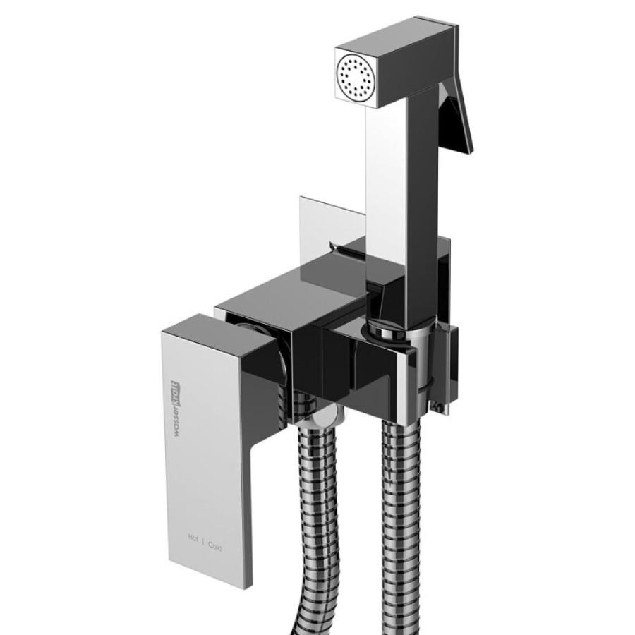 Гигиенический душ WasserKRAFT, A71138, со смесителем, хром
