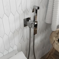 Гигиенический душ WasserKRAFT, A71138, со смесителем, хром