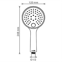 Душевая система WasserKRAFT 7100 A71207, PVD глянцевое золото