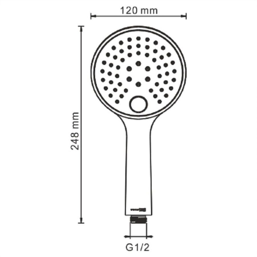 Душевая система WasserKRAFT 7100 A71207, PVD глянцевое золото