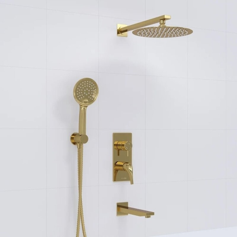 Душевая система WasserKRAFT Sauer 7100, цвет золото глянцевое, A71208