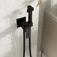 Гигиенический душ WasserKRAFT, A71638, со смесителем, черный