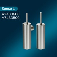 Ершик для унитаза Am.Pm Sense L, цвет нержавеющая сталь, A7433500