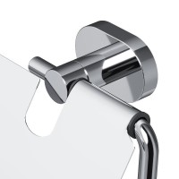 Держатель туалетной бумаги Am.Pm Sense L A74341400 с крышкой, хром