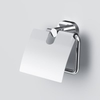 Держатель туалетной бумаги Am.Pm Sense L A74341400 с крышкой, хром