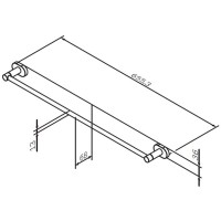 Полотенцедержатель Am.Pm Sense L A74346400, 65 см, хром
