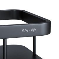 Полка Am.Pm Sense L A7453122, 1 ярус, черная матовая