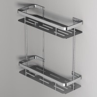 Полка Am.Pm Sense L A7453200, двухъярусная, хром